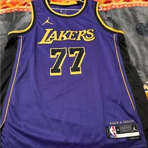 Purple Lakers Luka doncic Basketball Jersey